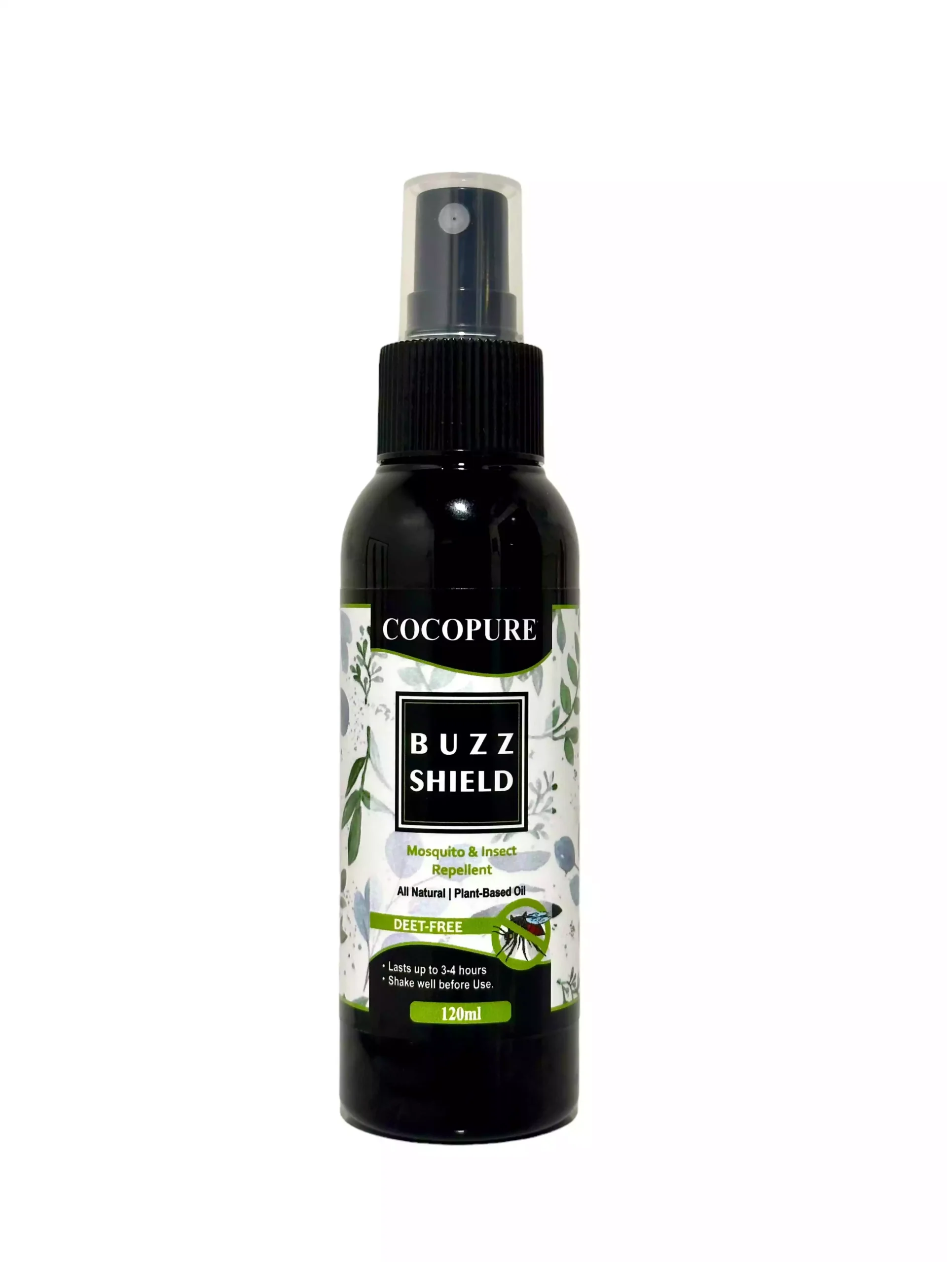 CocoPure Buzz Shield natural mosquito and insect repellent spray 120ml, plant-based and chemical-free Kenya
