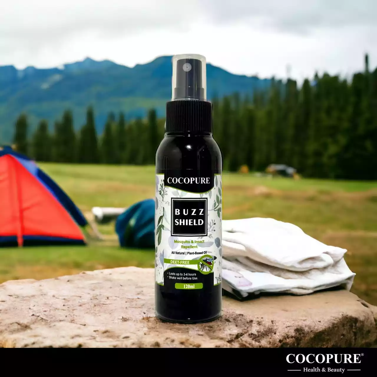 BUZZ SHIELD-Mosquito & Insect Repellent 120ML - Image 2