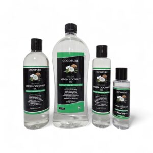 CocoPure virgin coconut oil — cold-pressed in Malindi, Kenya, for everyday cooking, hair and skin care